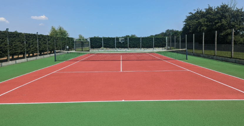 Asphalt Tennis Court